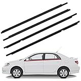 YzusGomumu 4Pcs Window Moulding Trim Weatherstrip