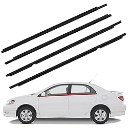 YzusGomumu 4Pcs Window Moulding Trim Weatherstrip