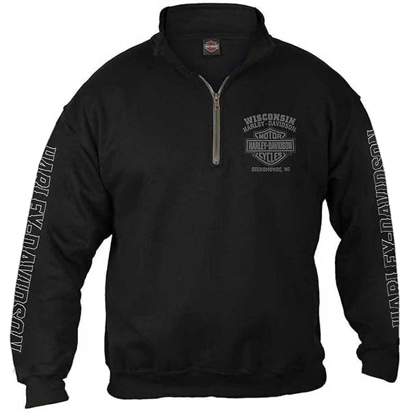 Harley-Davidson Men's Performance 1/4-Zip Pullover - 96026-22VM