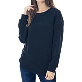 Smallshow Fleece Maternity Nursing Sweatshirt Long Sleeve Breastfeeding Tops