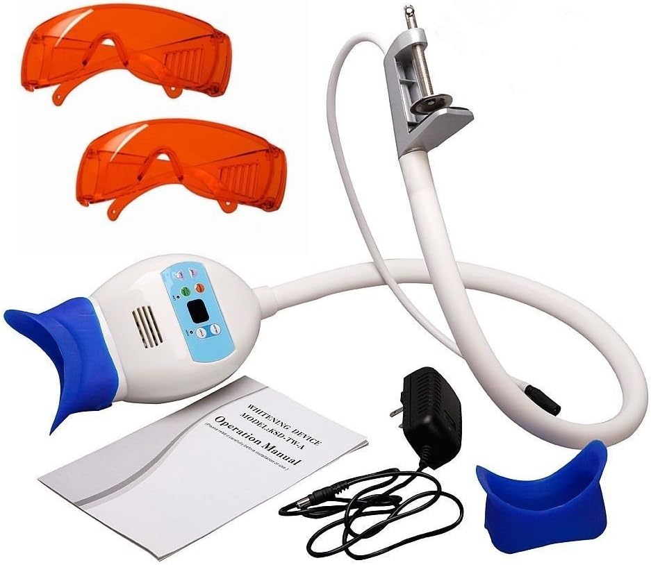 Zgood Dental LED Cool Light Lamp Teeth Whitening System Bleaching Accelerator +2 Glass For Free