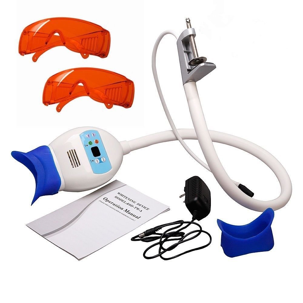 Zgood Dental LED Cool Light Lamp Teeth Whitening System Bleaching Accelerator +2 Glass For Free