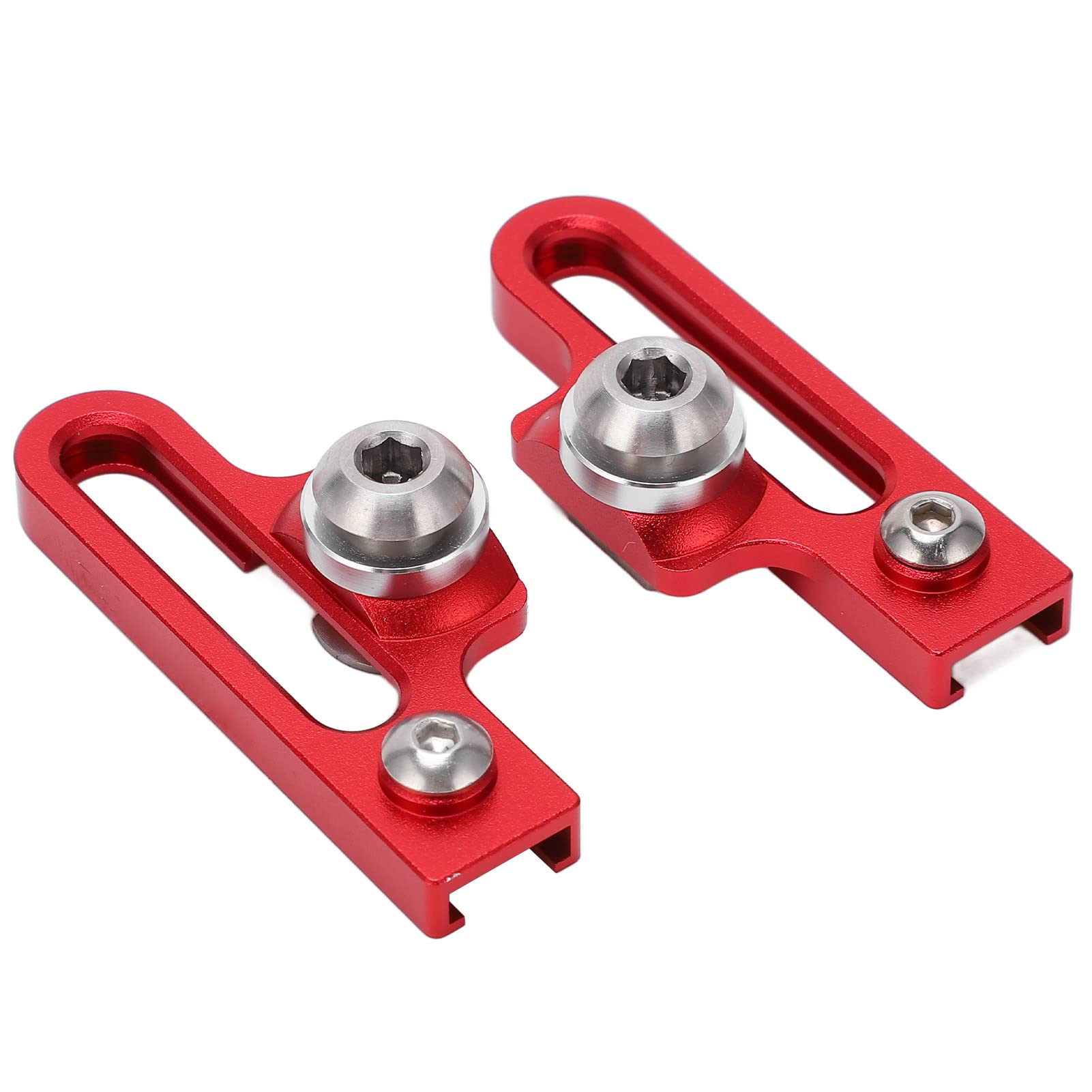 SPYMINNPOO Bike Brake Extension C Caliper Adapters 2Pcs, 55mm Aluminum Alloy C Brake Clamp Extention Convert Seat for Road Bikes(red)