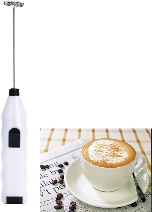 Milk Frother Handheld, Frother Battery Operated, Portable Electric Drink Mixer