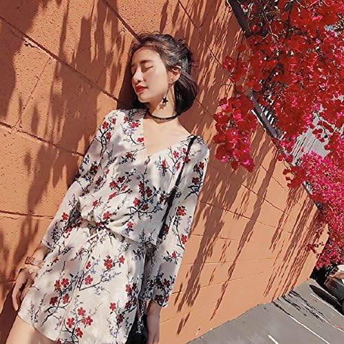 Amazon Co Jp 姫洋服 原宿系 青文字系 森ガール系 クラッシック 可愛い オールインワン Vネック 花柄 デート着 ストリートスナップ 通勤着 Ol風 服 ファッション小物 Amazon Co Jp 姫洋服 原宿系 青文字系 森ガール系 クラッシック 可愛い オールインワン Vネック 花柄 デート着 ストリートスナップ 通勤着 Ol風 服 ファッション小物