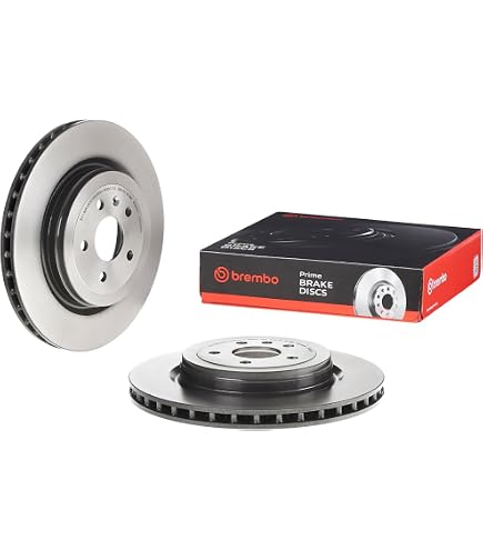 Amazon.com: Brembo 09.N265.21 UV Coated Pillar Vented Brake Rotor