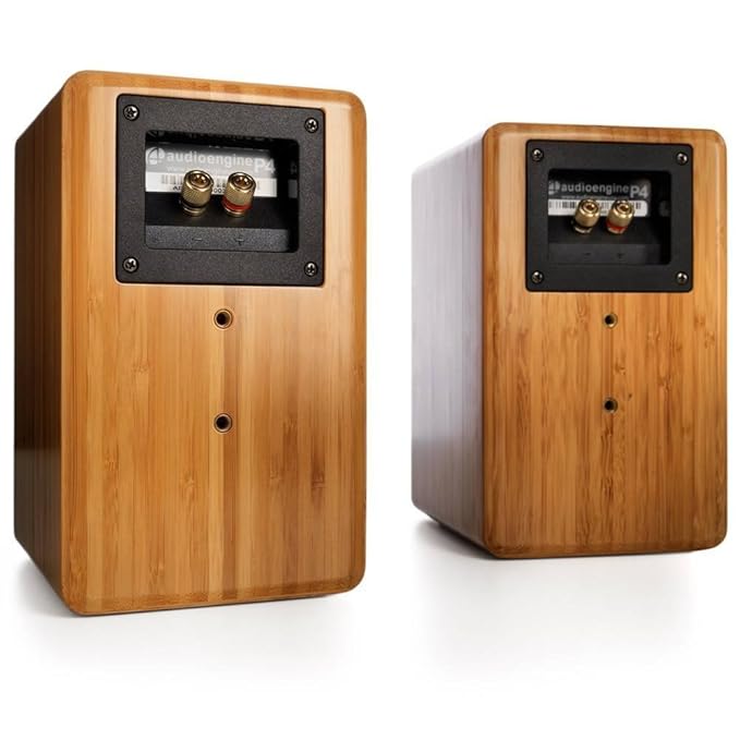 Audioengine P4 Passive Bookshelf Speaker Pair (White) Price Buy