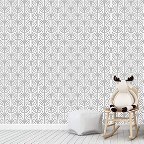 signwin Wall Mural Geometric Pattern Removable Self-Adhesive Wallpaper...