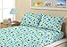 Kute Kids Super Soft Sheet Set - Baby Dinosaurs - Brushed Microfiber for Extra Comfort (Full)