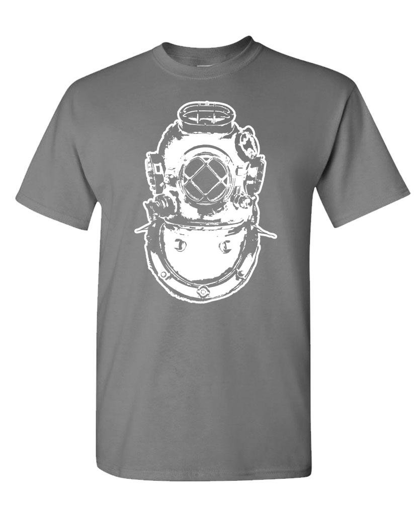 L Diving Helmet Vintage Retro Style S T Shirt Teevimy