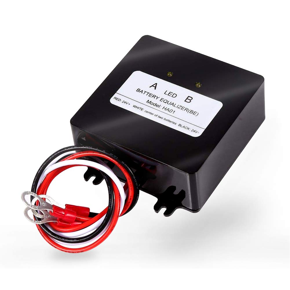 SolaMr 24V Battery Equalizer 2x12V Battery Balancer Equalizer for Gel/Flood/AGM Lead Acid Batteries for Solar Charge System - HA01