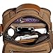 Ibagbar Men's Vintage Canvas Shoulder Everyday Bag Brown