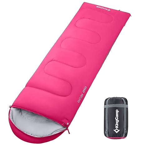 KingCamp Oasis Serie -3 Grad C / 26 Grad F Mehrzweck-tragbarer Leichter Outdoor-Schlafsack für Camping, Backpacking und Wande