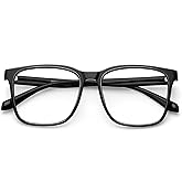 TEAPLMTT Blue Light Blocking Glasses Oversized Square Computer Glasses Anti Blue Light for Women Men