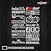 jdm sticker pack car racing drift skyline mustang miata japan performance speed shift
