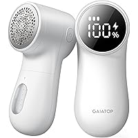GAIATOP Fabric Shaver, Rechargeable Lint Remover Sweater Defuzzer, Intelligent Digital Display Lints Shaver Fuzzs Pills Bobbl