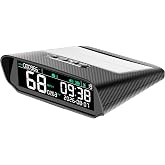 HAOYICHE X100 GPS Speedometer for Car, Digital Odometer and MPH Display | Solar-Assisted IP67 LCD Gauge with Mileage, Altitude, Temperature, Auto Brightness, Overspeed and Fatigue Alerts