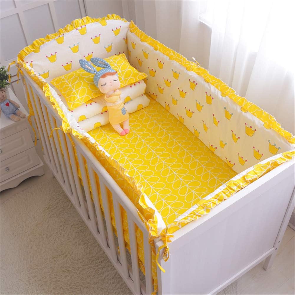 Lvbeis Baby Cot Bumper Wrap Around Protection For Bed Safer Head Guard Crib Side Breathable Bumpers