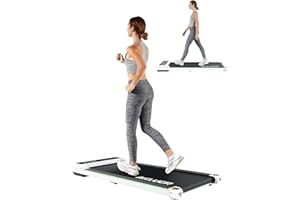Walking Pad, AKLUER Under Desk Treadmill, Portable Walking Pad Treadmill with Remote Control, LED Display, Installation- Free for Jogging Running Walking for Home Office