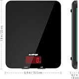 201 Digital Kitchen Scale 5kg Tempered Glass Backlit LCD view 8