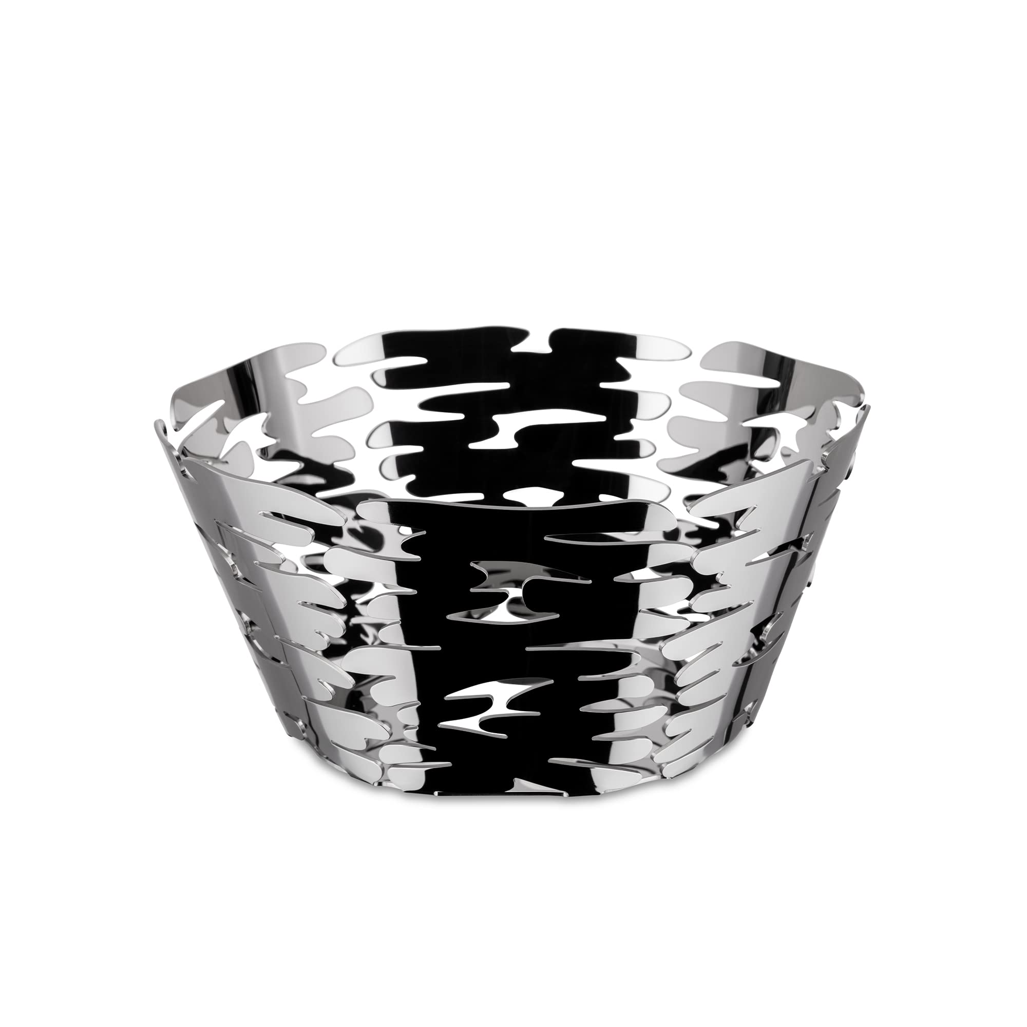Alessi Barket Bm10/21 - Design Round Basket In 18/10 Stainless Steel