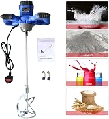 BRIEFNESS 2600W Electric Paddle Mixer Mortar Plaster Cement Paint 6 Speed M14 view 8