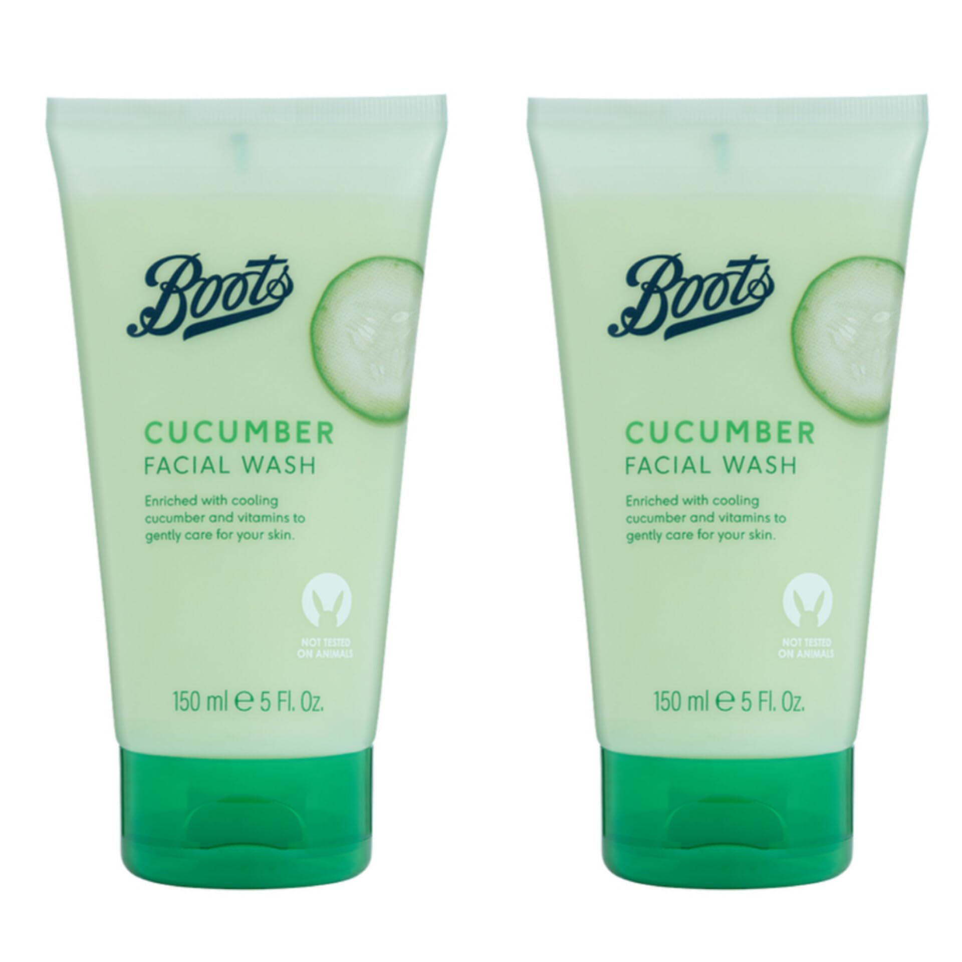 BOOTS | Cucumber Facial Wash | 150mL [ x2 Pack ]