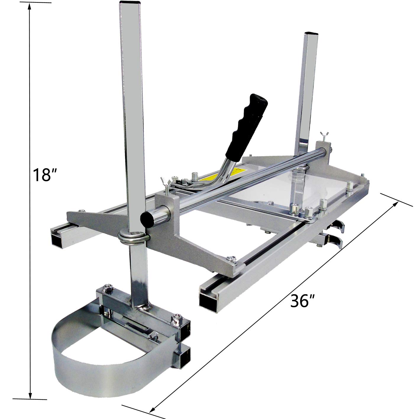 RCTEC Chainsaw Mill 36 Inch Portable Chainsaw Mill Planking Lumber Cutting Planking Milling Bar Size 14 Inch to 36 Inch