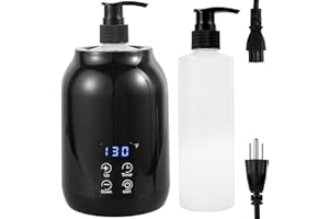 Massage Oil Warmer with Two Oil Bottle Dispenser,Oil Warmer for Massage, Massage Lotion Warmer Dispenser, Body Oils Heater fo