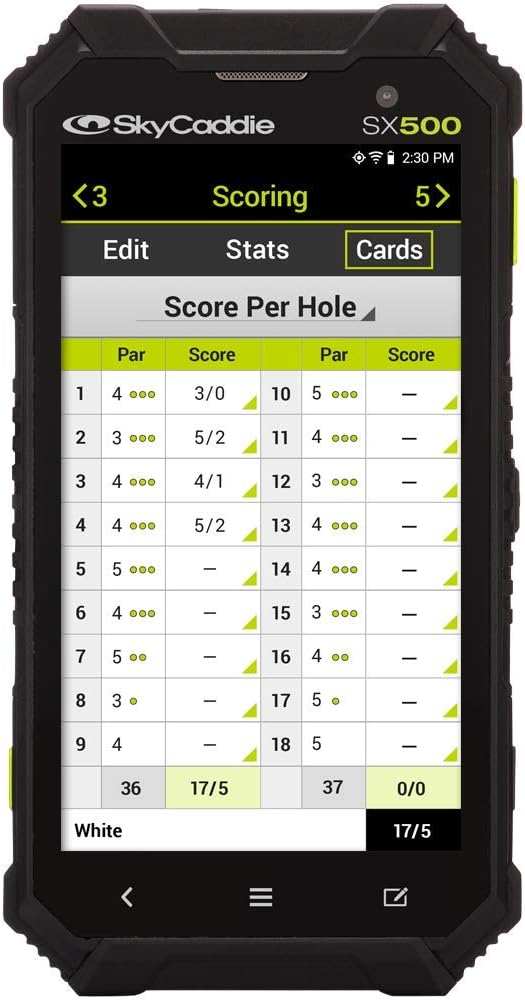 SkyCaddie SX500, Handheld Golf GPS, Black: Sports & Outdoors