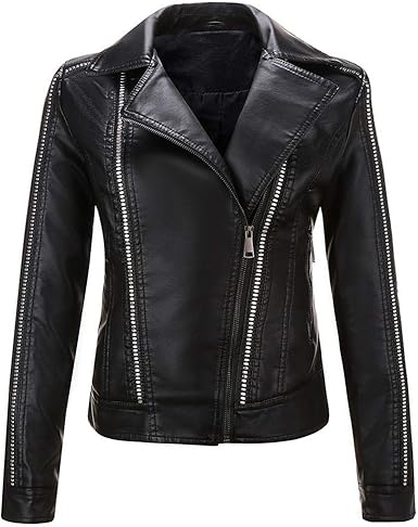 short biker jacket womens