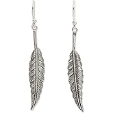 NOVICA Artisan Handmade Sterling Silver Dangle Earrings Unique Thailand [2.1 in L x 0.3 in W] ' Fly Free'