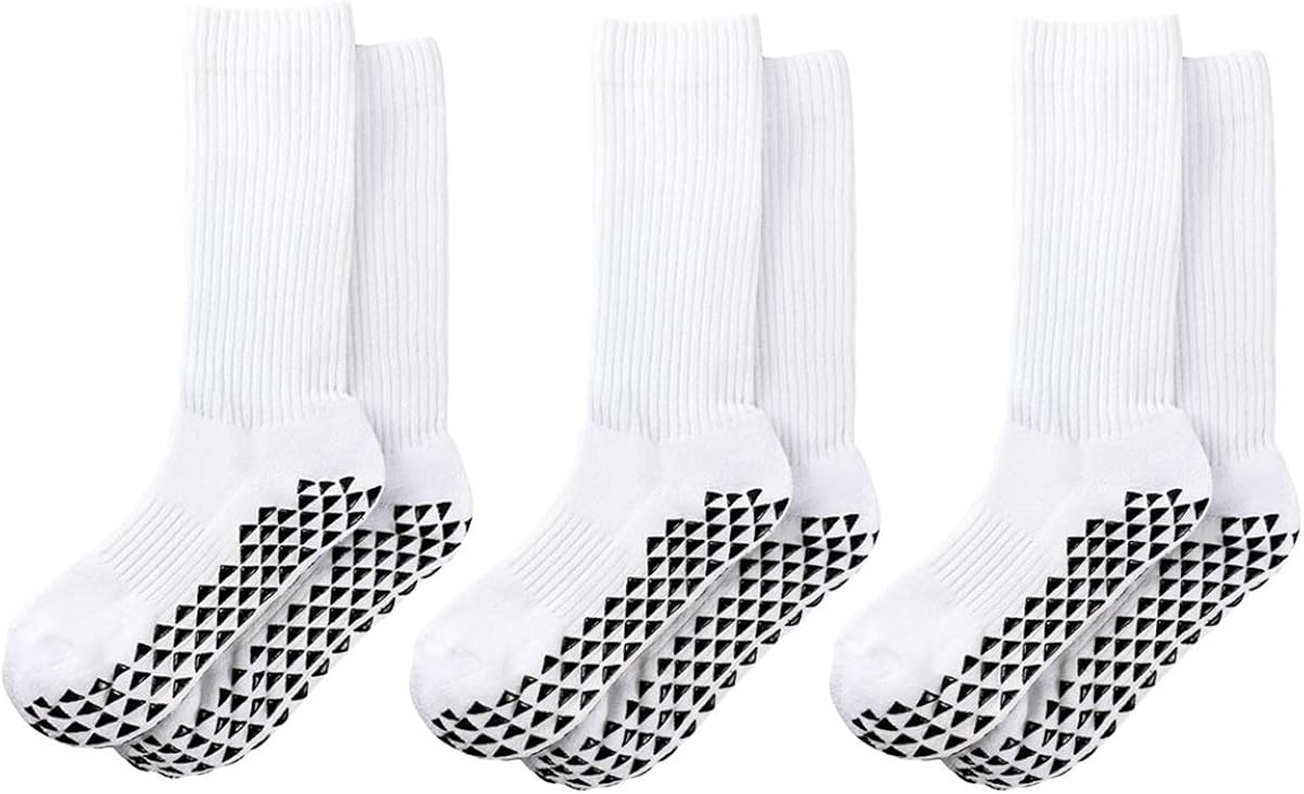 Lulupila Pilates Socken 4-Paare - Rutschfeste Yoga Socken Mit Griffen