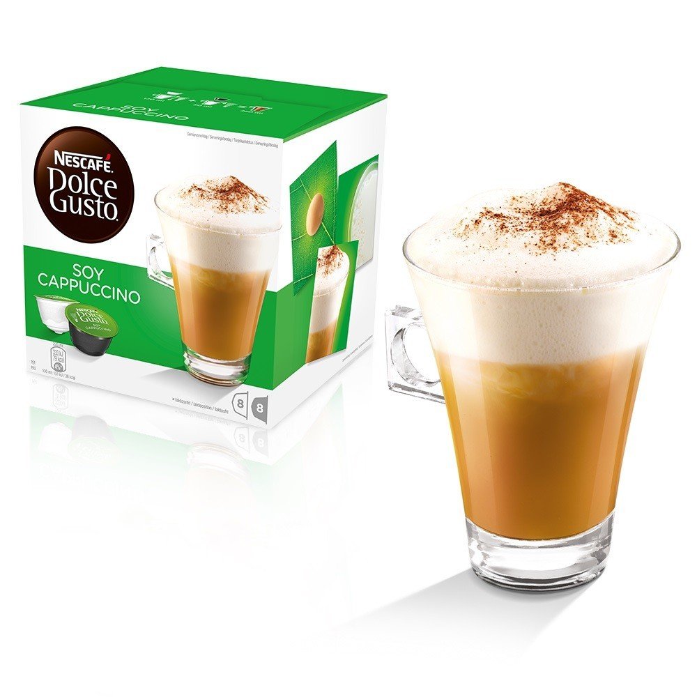 Nescafe DOLCE GUSTO Pods/ Capsules CAPPUCCINO SOY LACTOSE FREE (NEW