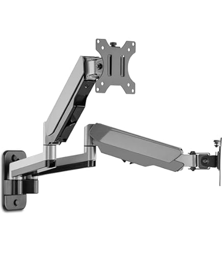 PC周辺機器 Chief Flat Panel Dual Veal Monitor Arm Wall Mount KWD230B - Mounting kit (dual aulating arm) for 2 LCD displays - black - wall- wyw801m Chief Dual Arm Wall Mount, Vertical Dual Monitor KWD230B