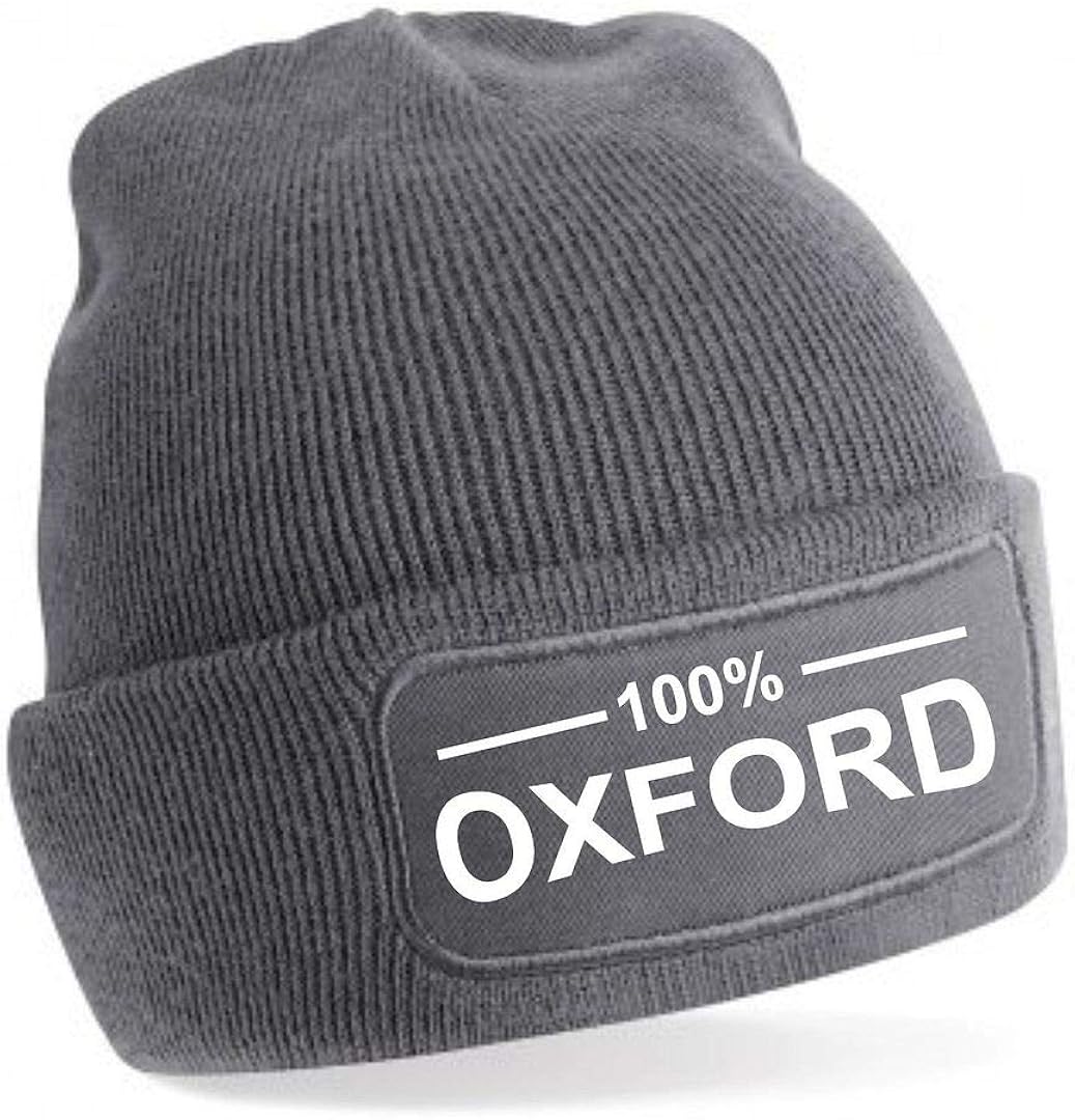 Oxford United 100 Beanie Hat Grey Amazon.co.uk Clothing