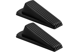 Vanleonet Door Stoppers,Door Stoppers for Bottom of Door, Prevent The Lock-Outs,Floor Sturdy Stackable Door Stop for Carpet Heavy Duty Door