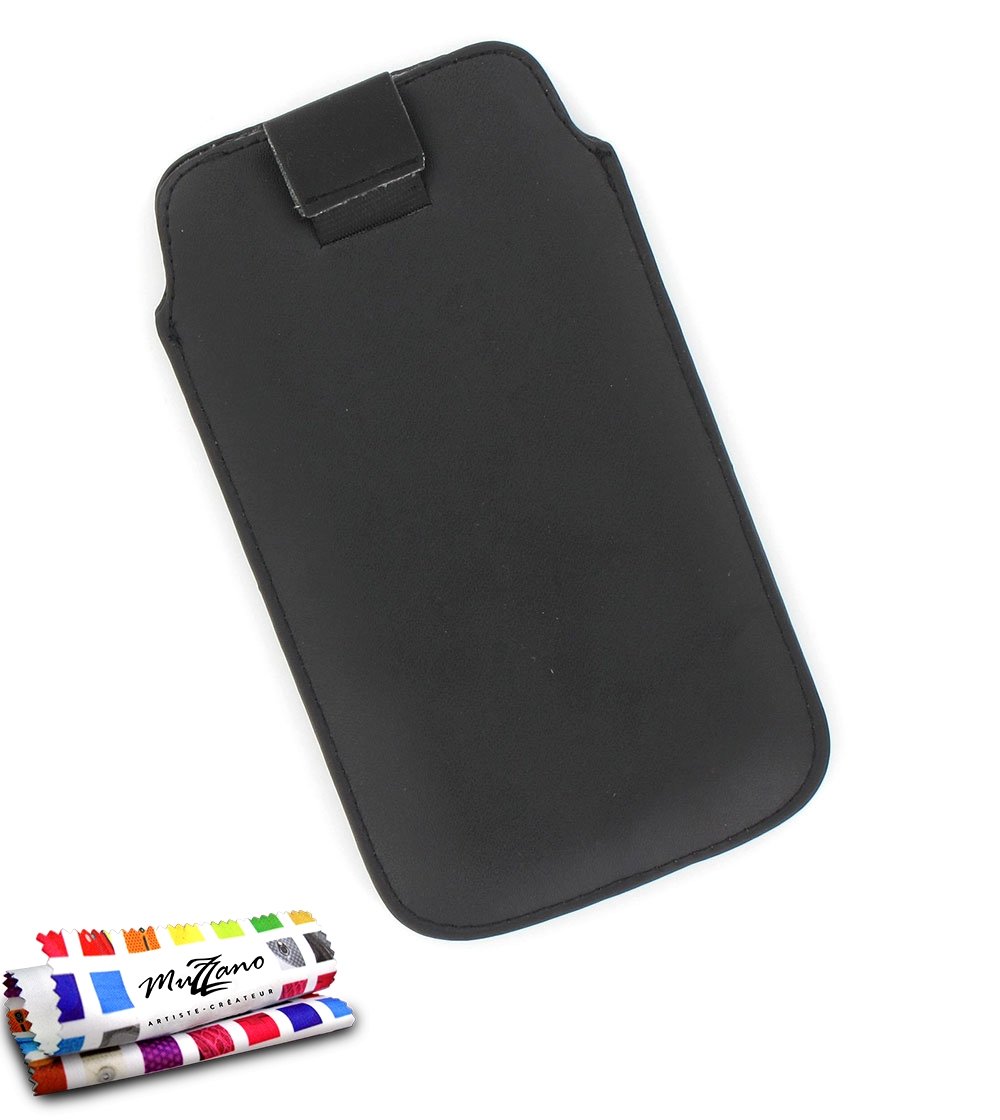 MUZZANO Original Le Sweep Case Cover for Sony Xperia Tipo - Black