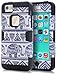 iPhone 5C Case,iPhone 5C Elephant case,TOPSKY(TM) Thailand Elephant Tribe Pattern 3 Layer Heavy Duty High Impact Hybrid Case for iPhone 5C,with Screen Protector and Stylus,(5CKKDX,Black)