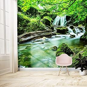 Wall Murals for Bedroom Waterfall Large Removable Wallpaper Peel and Stick Wall Stickers - 66x96 inches