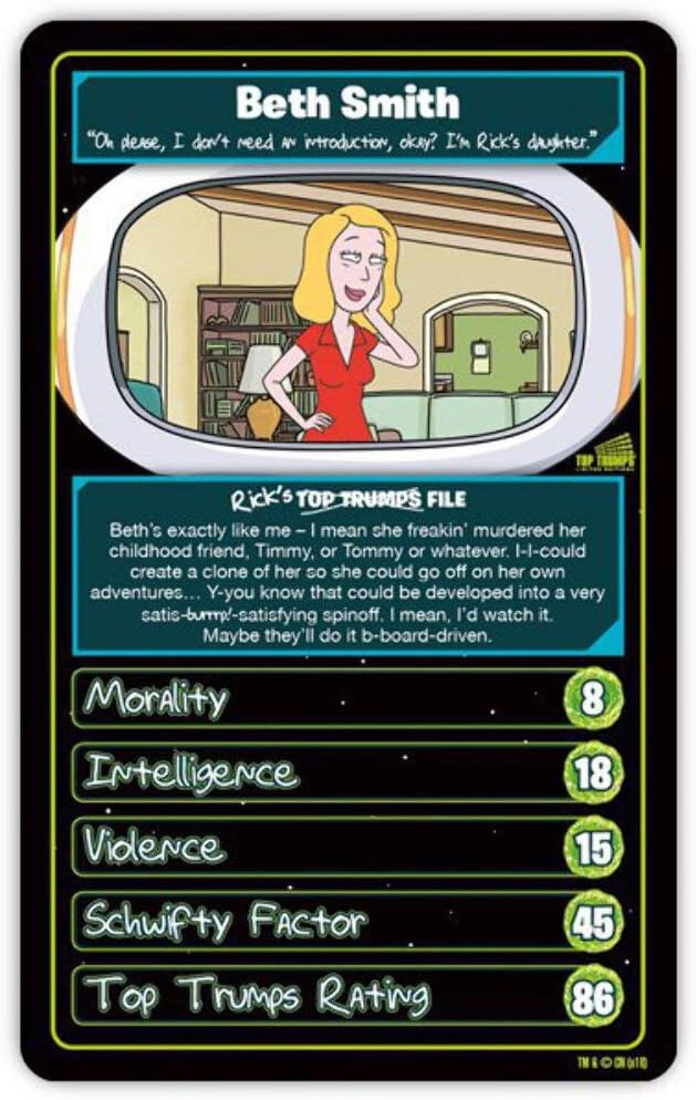 Top Trumps 31943 Specials Rick and Morty Card Game, Multi-Colour, for 3 years to 99 years, Multicolor, Medium - Image 4