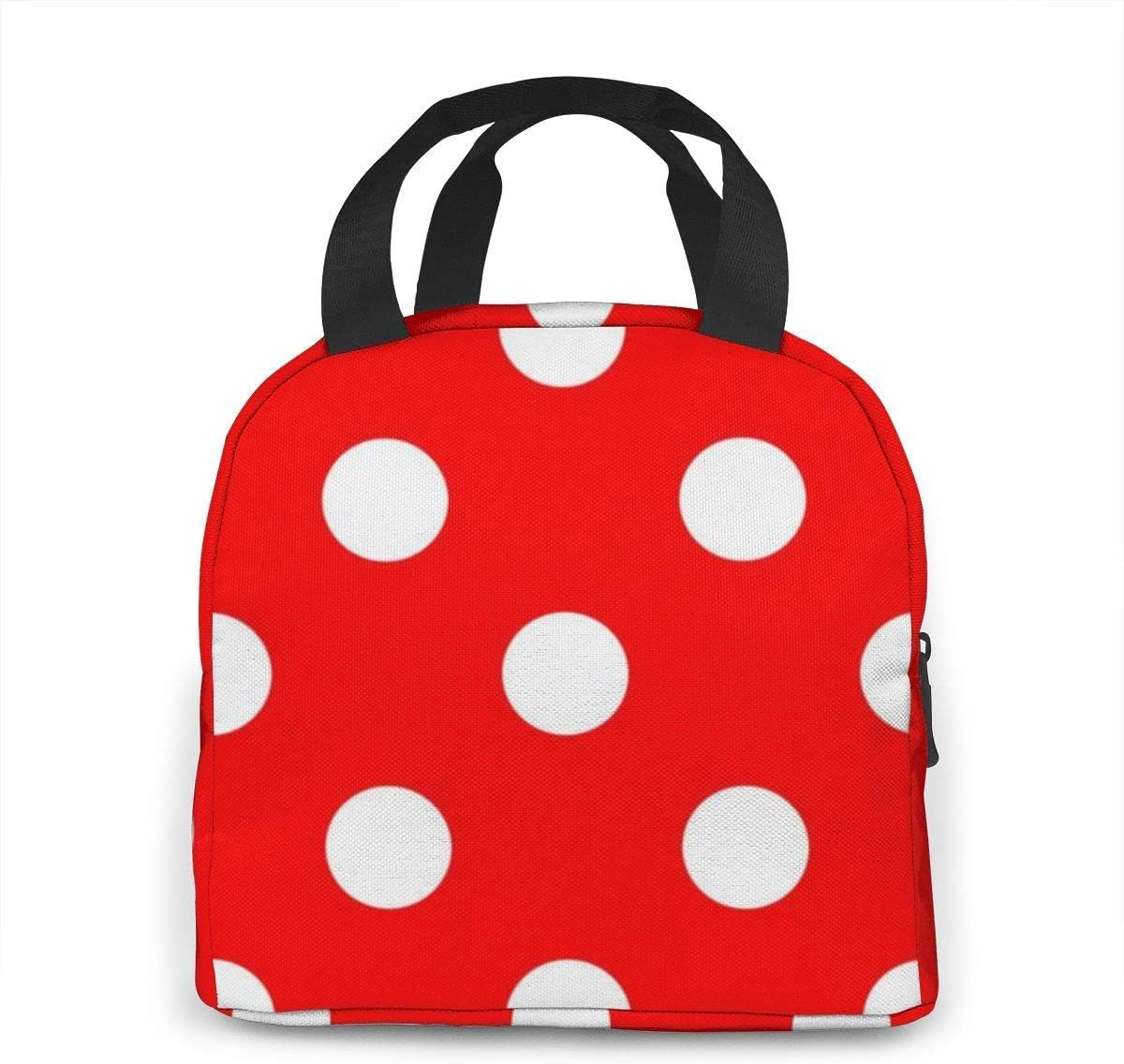 Napravi Rs 8 3 X 7 9 Pouces Molelanki Sac Isotherme A Fermeture Eclair A Pois Rouge Sac Isotherme Portable Boite A Lunch 21 X Cm Transport De Nourriture Rangement Et Organisation