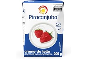 Piracanjuba Creme de leite Table Cream 200g / 7.5 oz (pack 4)