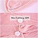 Hicarer 4 Pieces Microfiber Dry Hair Towel Fast Drying Hair Cap Absorbent Twist Turban, 4 Colors