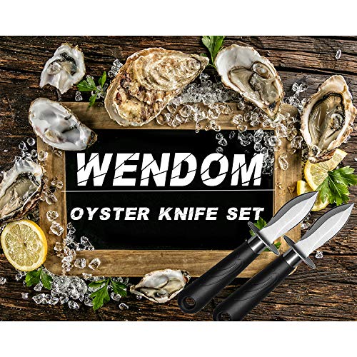 WENDOM Oyster Knife Shucker Set Oyster Shucking Knife and Gloves Cut