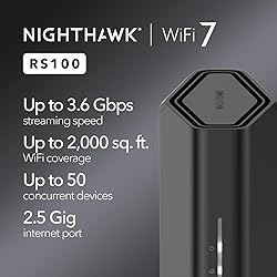 NETGEAR Nighthawk Dual-Band WiFi 7 Router
