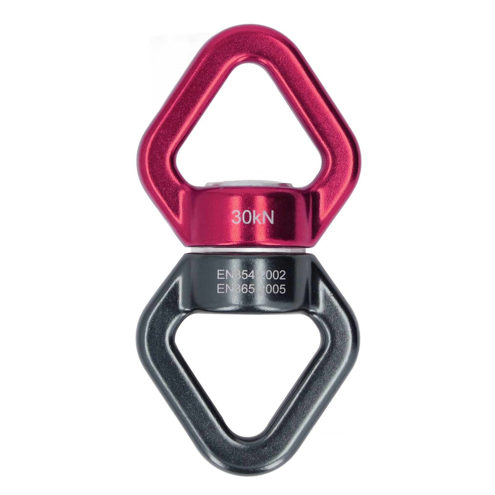 VGEBY Swing Spinner, Swing Swivel 360 Degree Rotating 8 Shaped Universal Safety Rotational Device for Swing Outdoor(Black Red) Hiking Camping