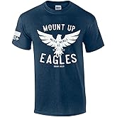 Mens Christian Mount Up Like Eagles Isaiah 40:31 Short Sleeve T-Shirt