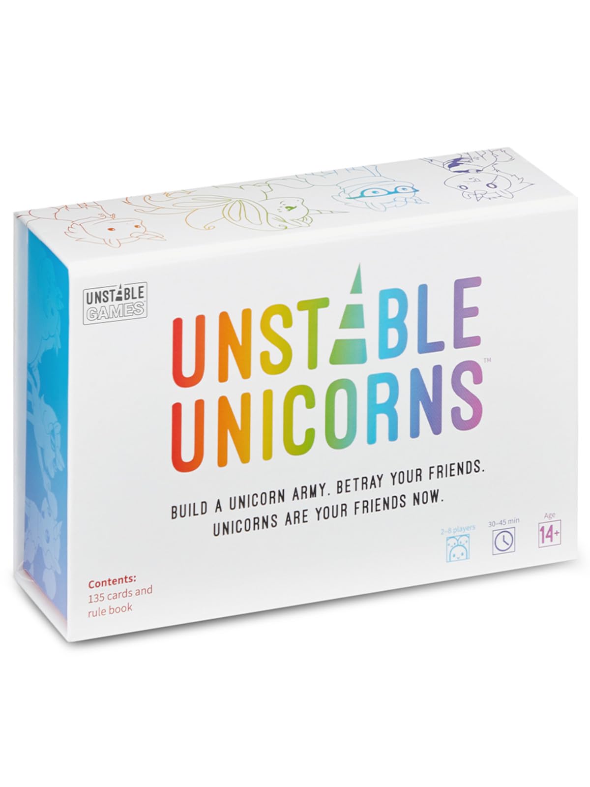 Photo 1 of Unstable Games - Unstable Unicorns Base Game - Competitive Award-Winning Card Game For Kids, Teens, Adults 2-8 Players, Family Game Night
