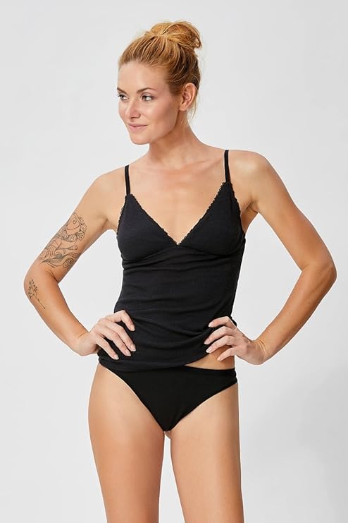 super.natural Damen Vivien Rib Unterhemd